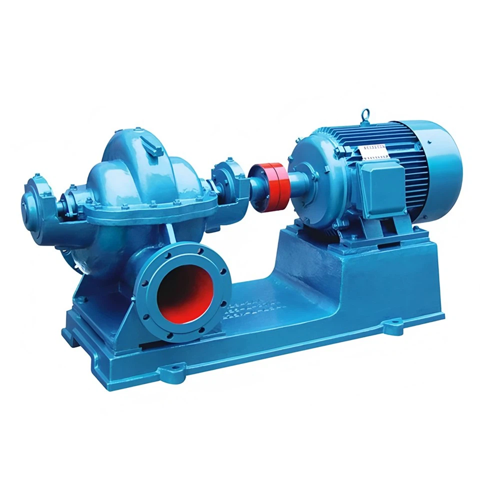 Pompe à double aspiration à casier à double cas